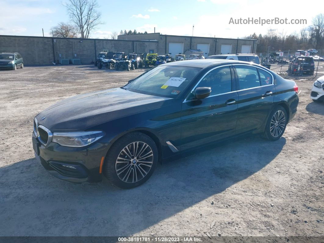 2017 Bmw 530i Xdrive Black vin: WBAJA7C31HG903483