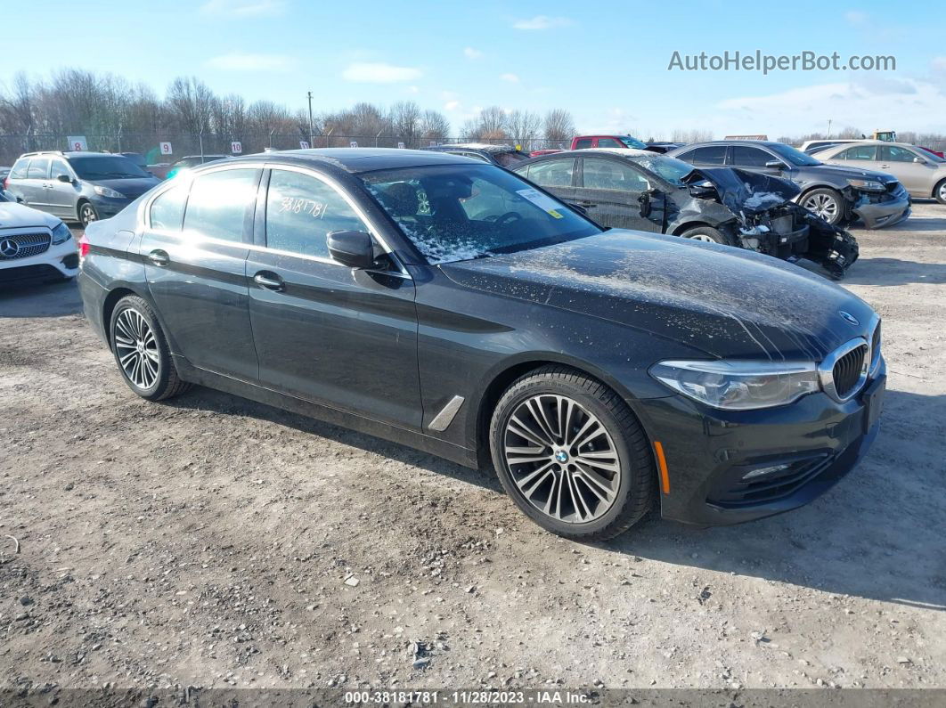 2017 Bmw 530i Xdrive Черный vin: WBAJA7C31HG903483