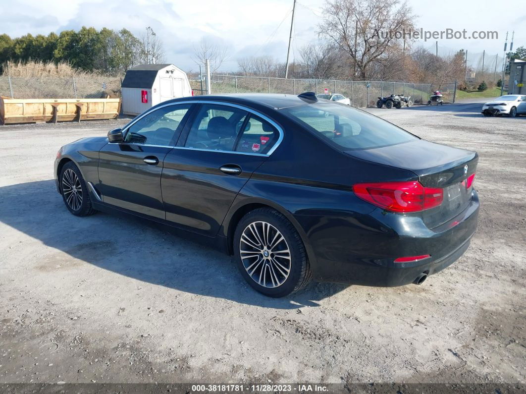 2017 Bmw 530i Xdrive Black vin: WBAJA7C31HG903483