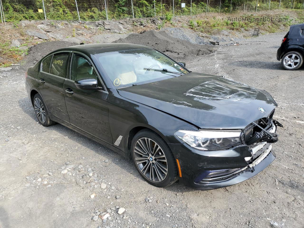 2017 Bmw 530 Xi Black vin: WBAJA7C32HG906537