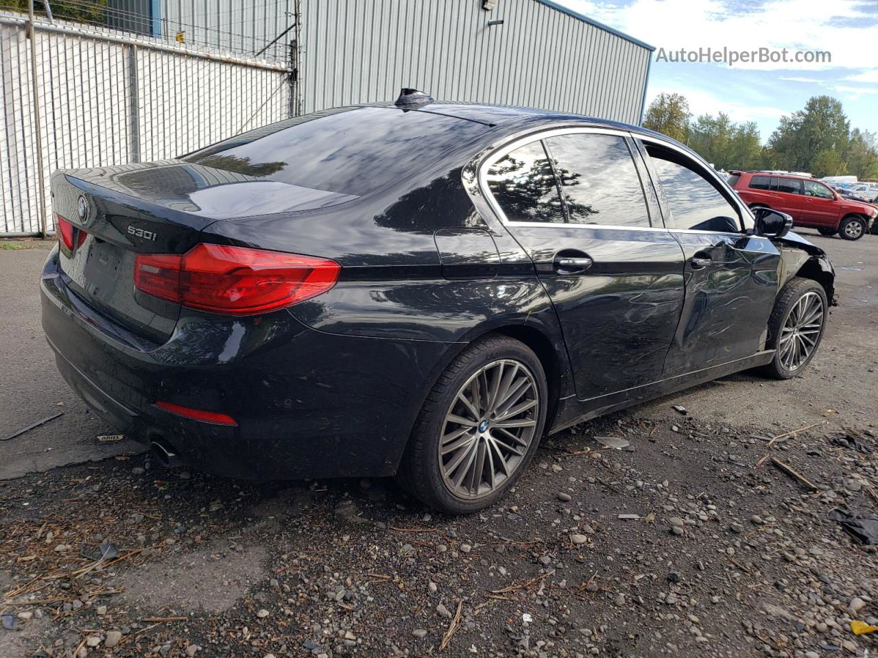 2017 Bmw 530 Xi Black vin: WBAJA7C34HG457801