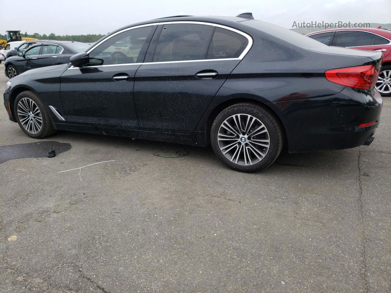 2017 Bmw 530 Xi Черный vin: WBAJA7C34HG903736