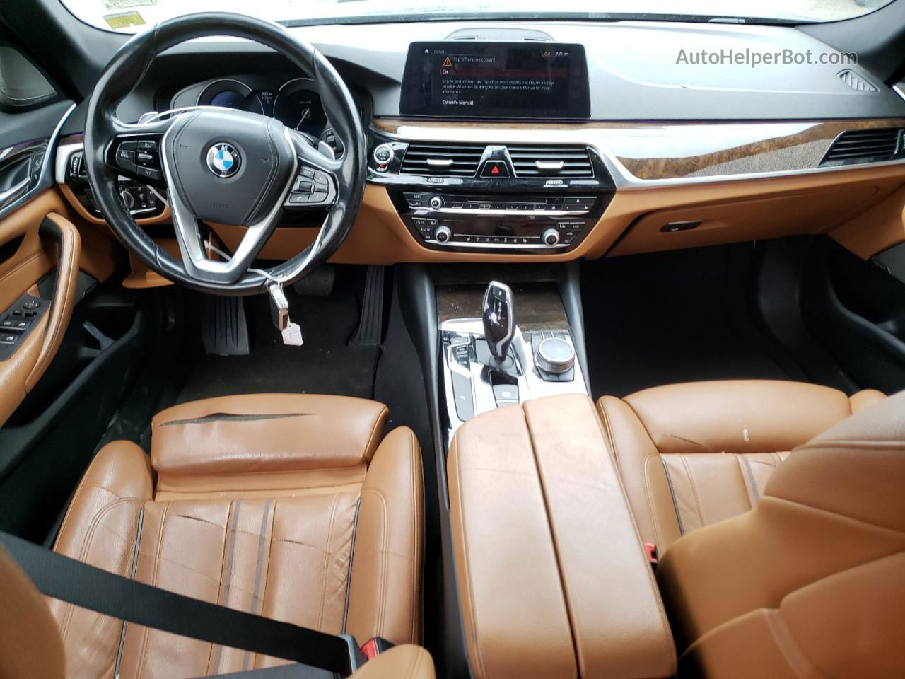 2017 Bmw 530 Xi Черный vin: WBAJA7C34HG903736