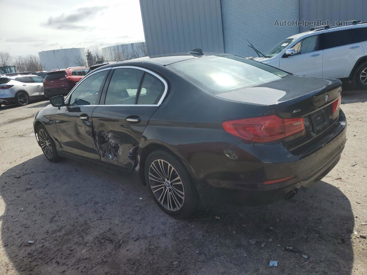 2017 Bmw 530 Xi Black vin: WBAJA7C34HG904112