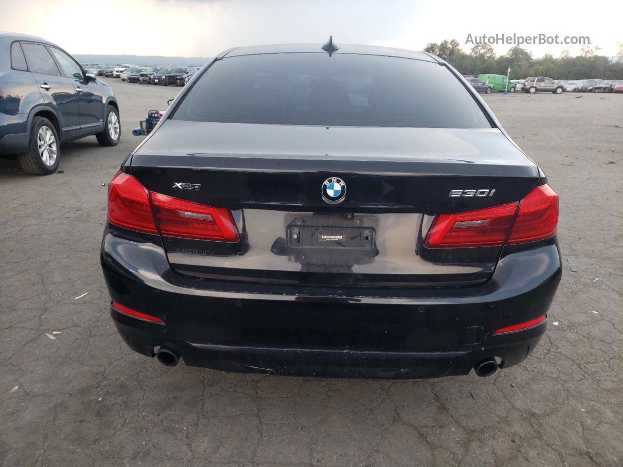 2017 Bmw 530 Xi Black vin: WBAJA7C34HG906944