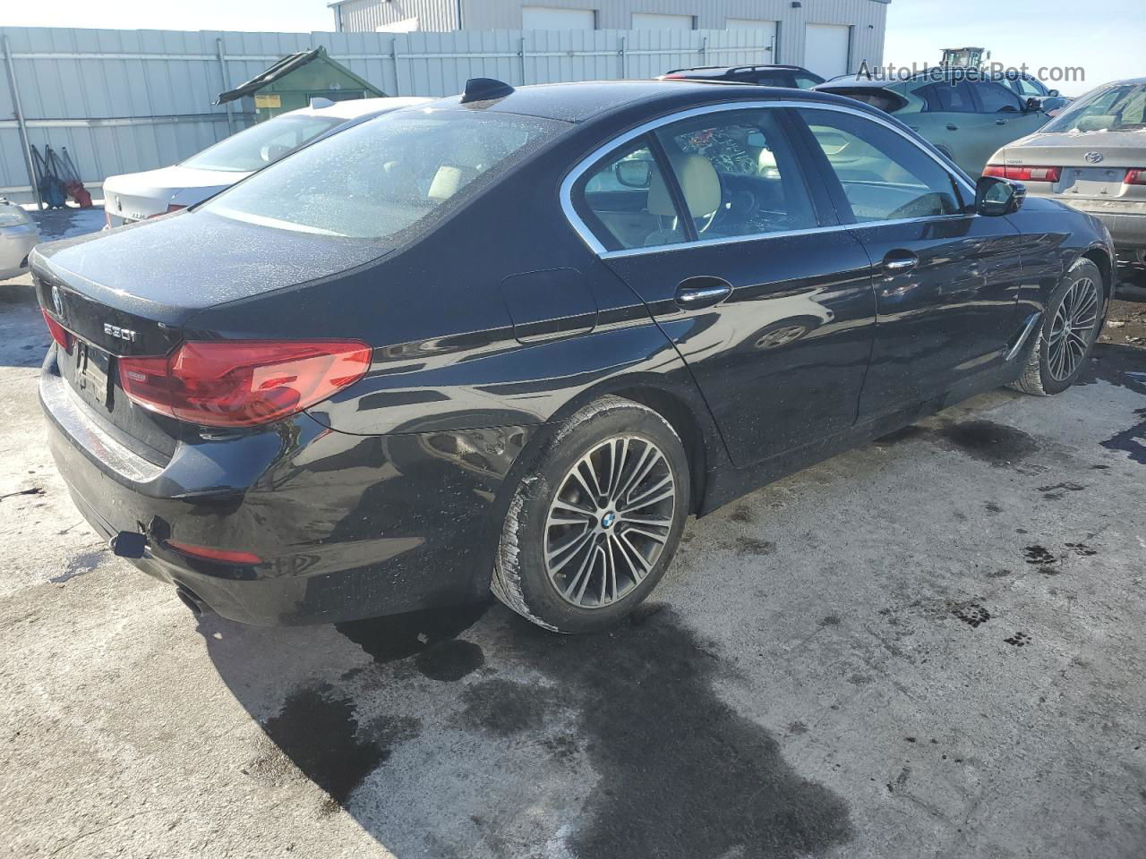 2017 Bmw 530 Xi Black vin: WBAJA7C3XHG904101