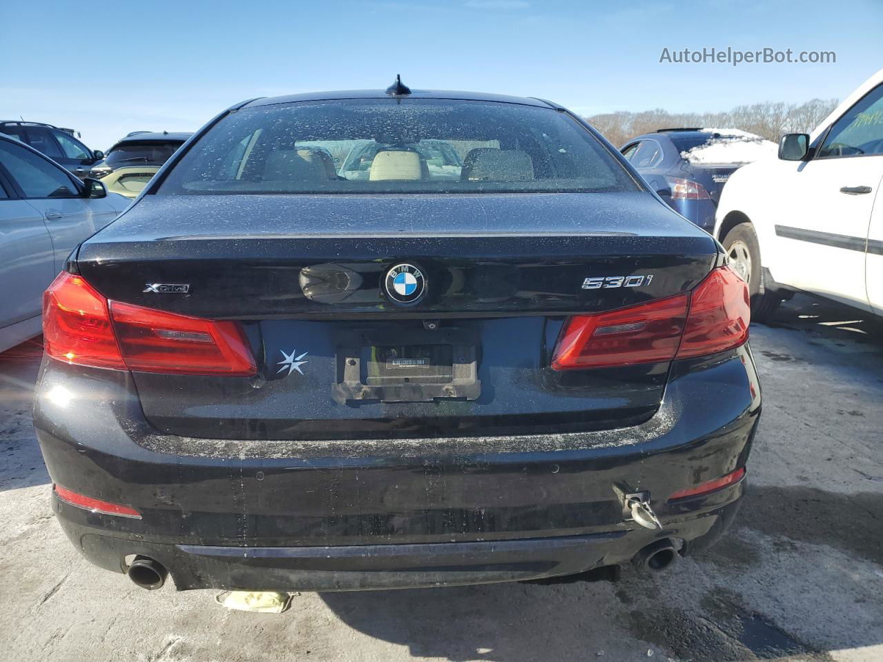 2017 Bmw 530 Xi Black vin: WBAJA7C3XHG904101