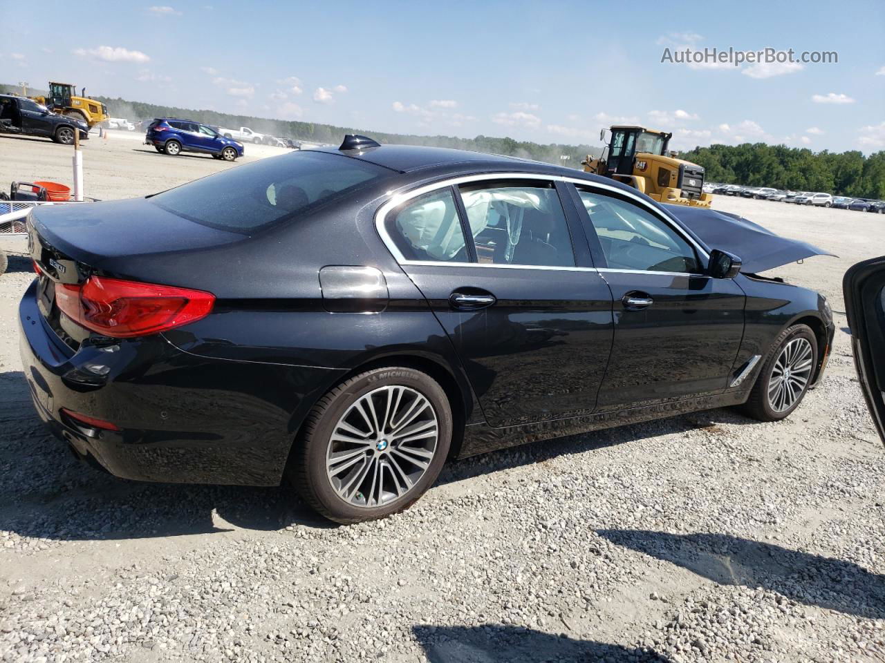 2018 Bmw 530 Xi Black vin: WBAJA7C50JWA72476