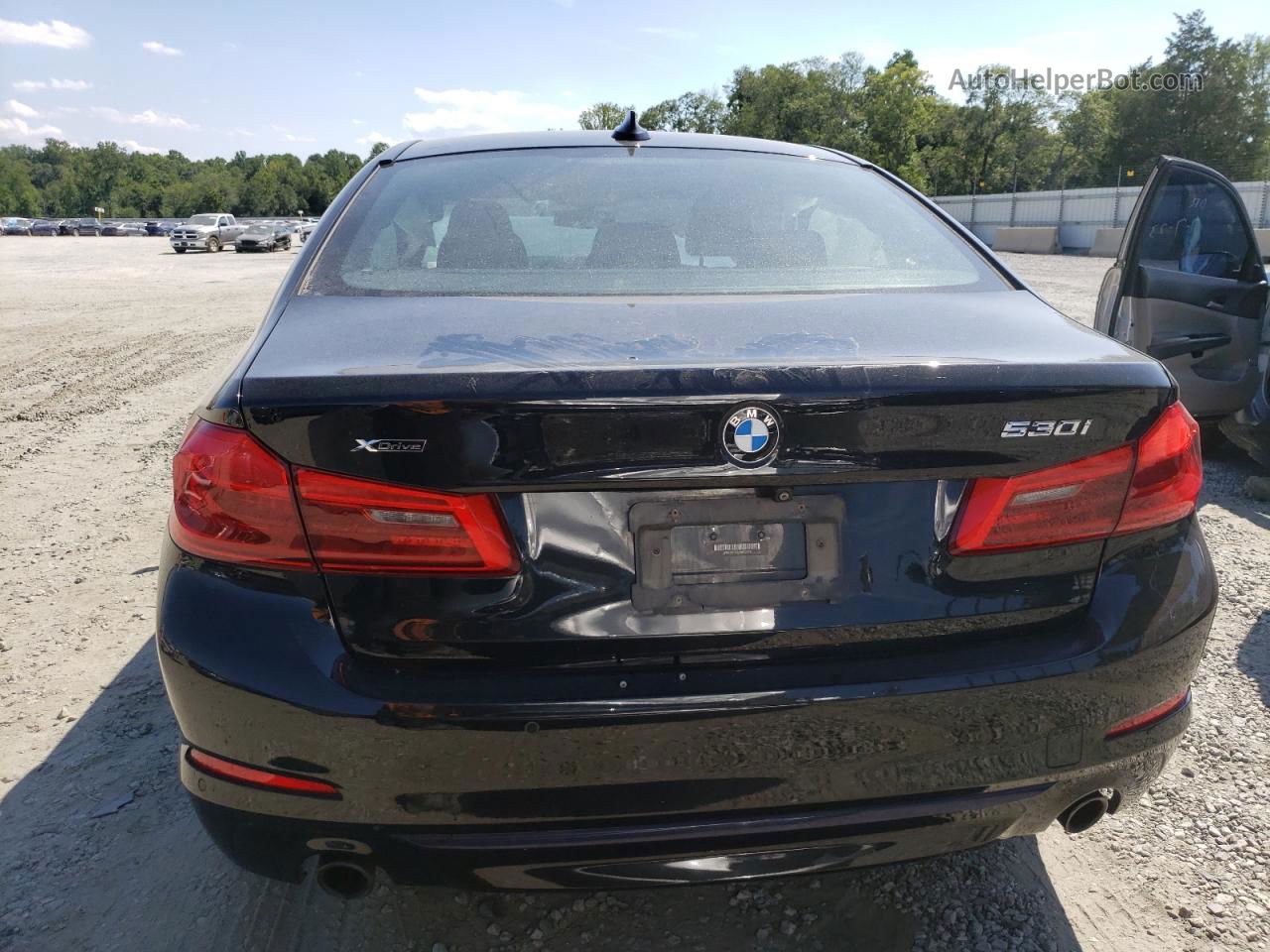 2018 Bmw 530 Xi Black vin: WBAJA7C50JWA72476