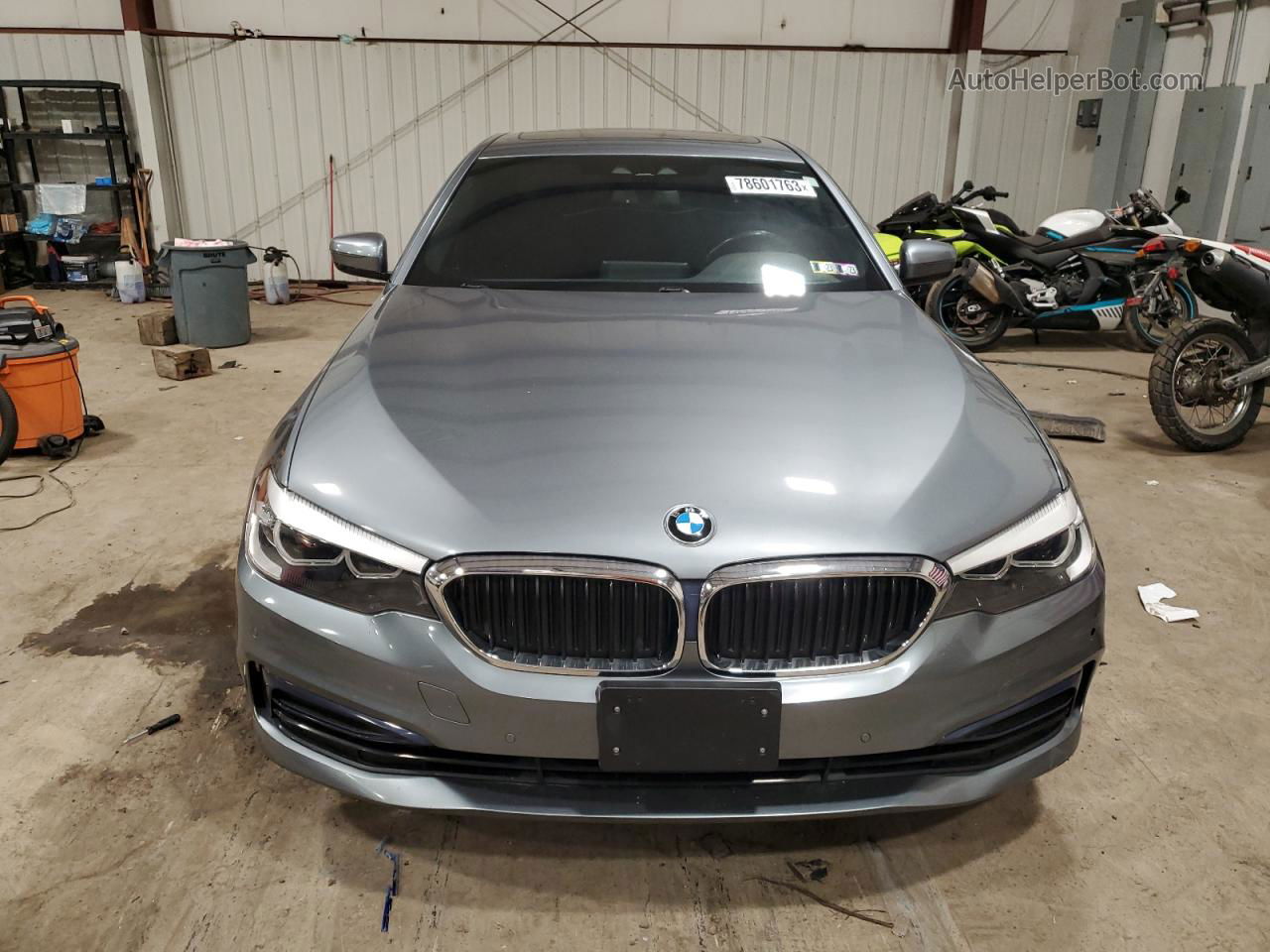 2019 Bmw 530 Xi Gray vin: WBAJA7C50KWW06767