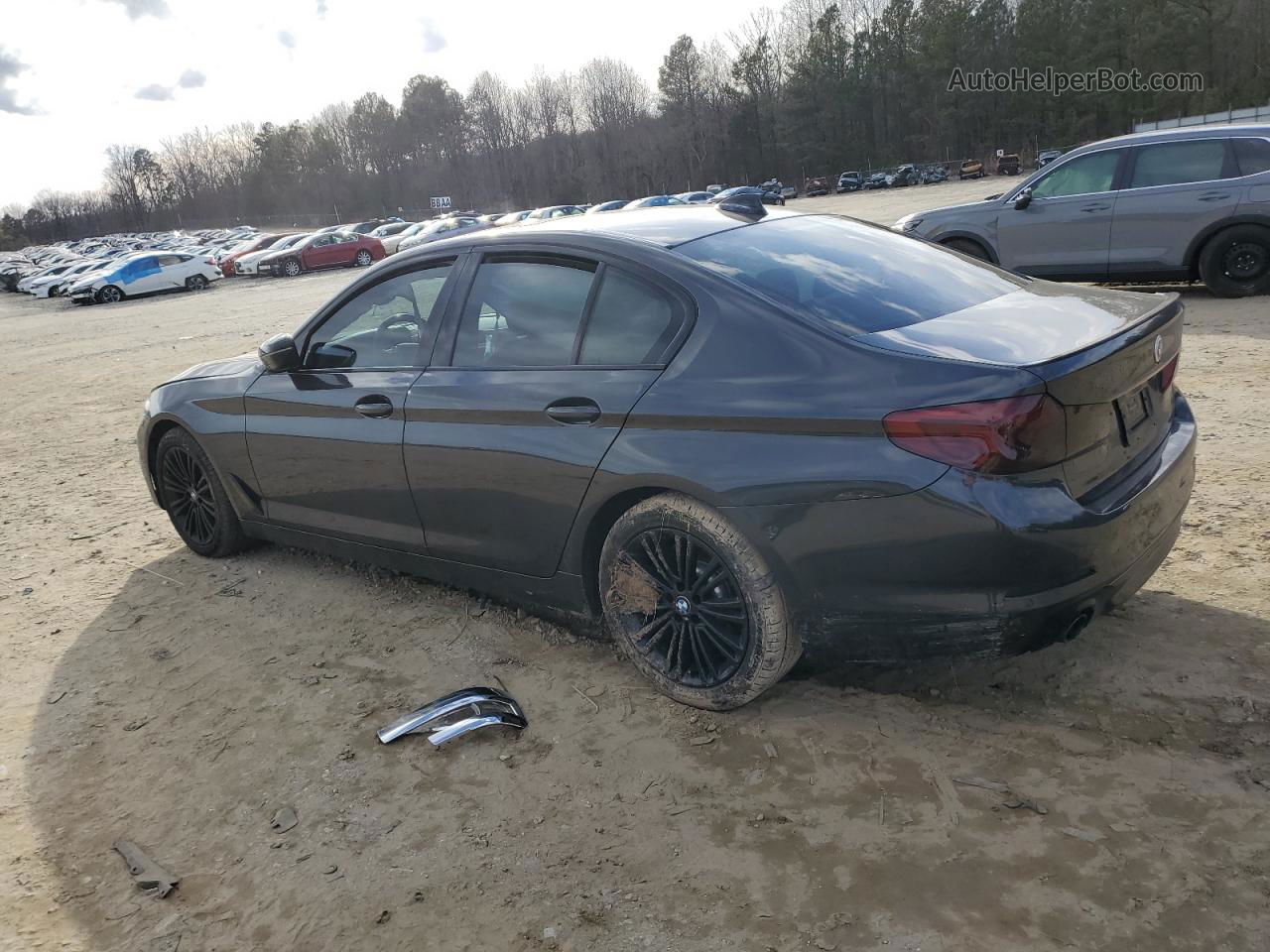 2019 Bmw 530 Xi Black vin: WBAJA7C50KWW19468