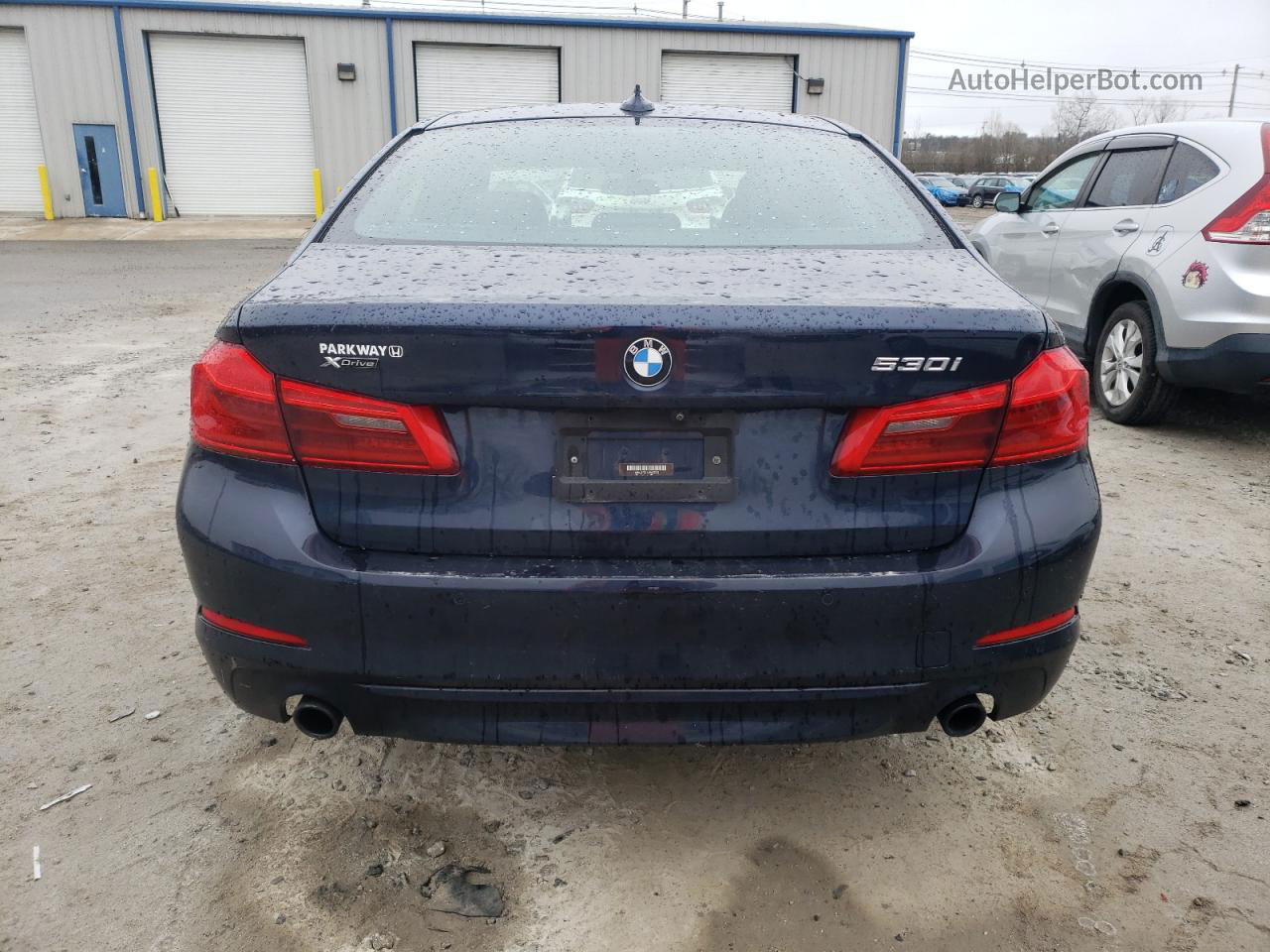 2018 Bmw 530 Xi Blue vin: WBAJA7C51JWA72793