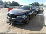 2018 Bmw 5 Series 530i Xdrive Blue vin: WBAJA7C51JWA74107