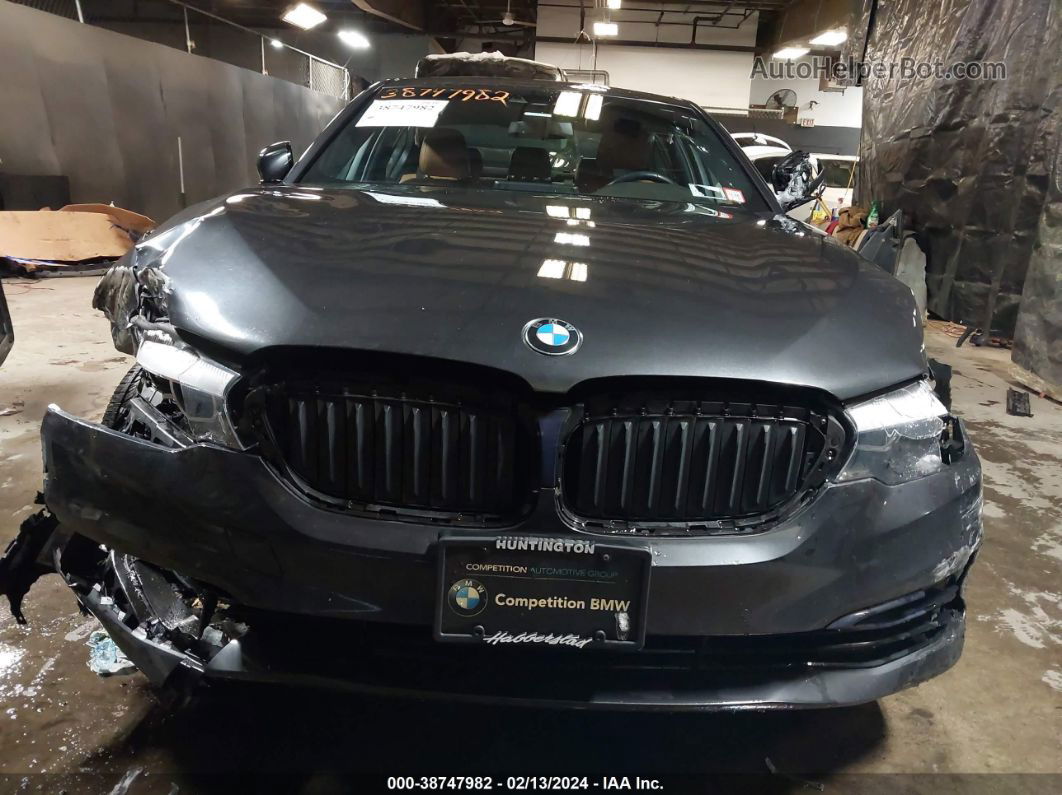 2019 Bmw 530i Xdrive Gray vin: WBAJA7C51KG911219