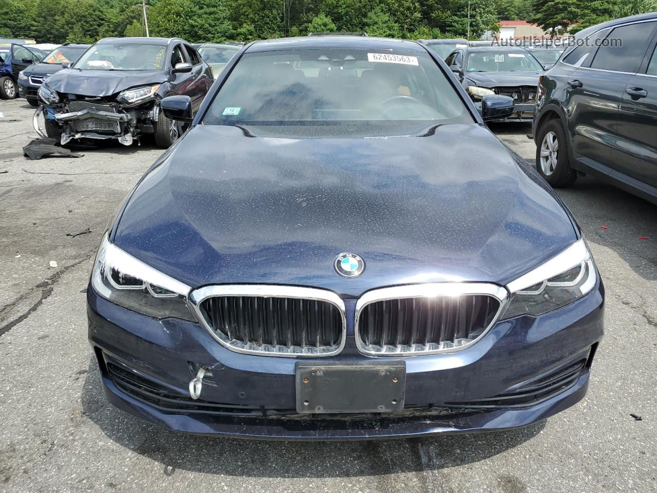 2019 Bmw 530 Xi Blue vin: WBAJA7C51KWW25425