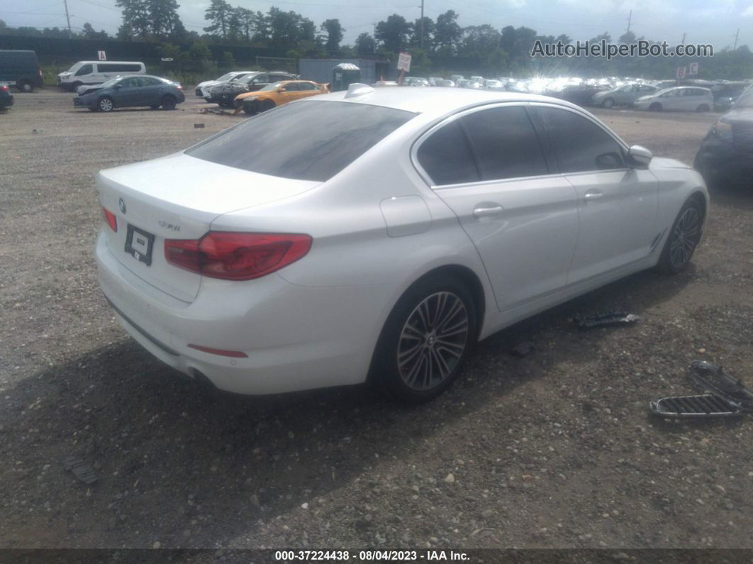 2019 Bmw 5 Series 530i Xdrive White vin: WBAJA7C52KG910872