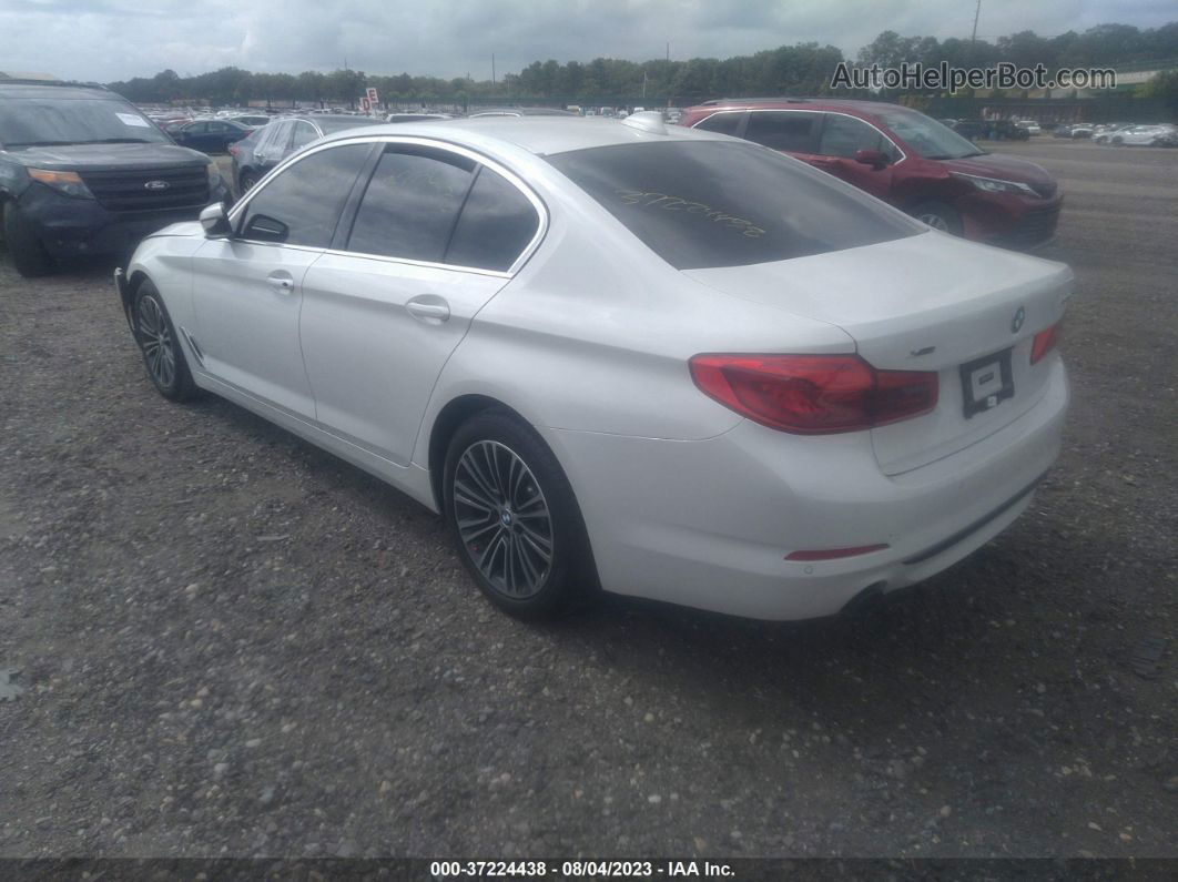 2019 Bmw 5 Series 530i Xdrive White vin: WBAJA7C52KG910872