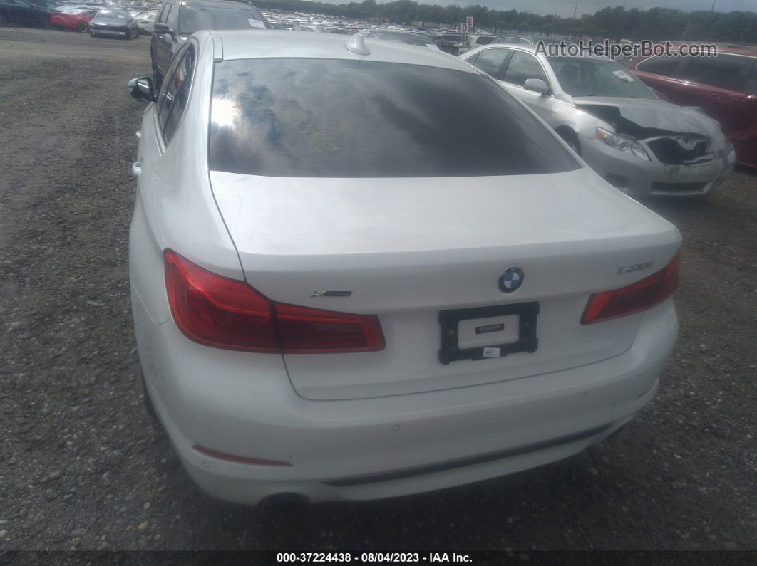 2019 Bmw 5 Series 530i Xdrive White vin: WBAJA7C52KG910872