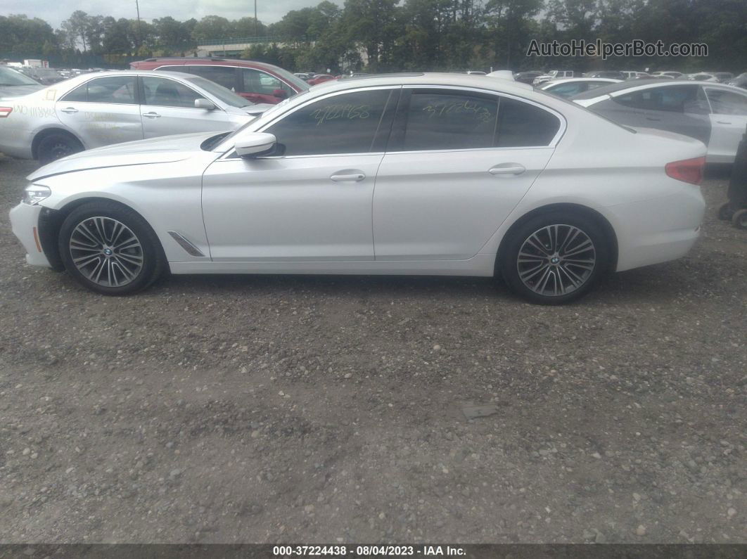 2019 Bmw 5 Series 530i Xdrive White vin: WBAJA7C52KG910872