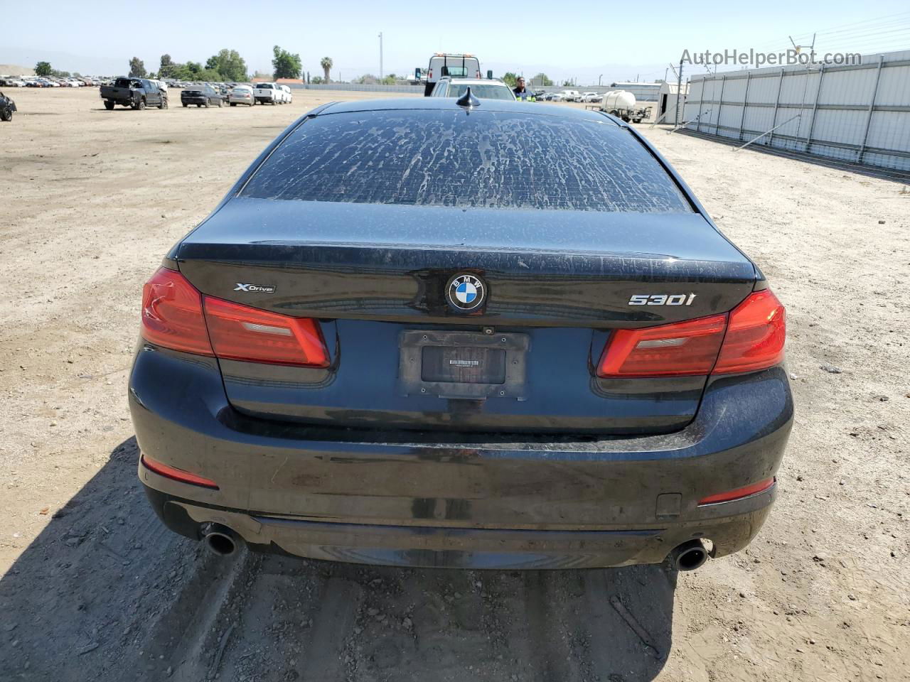 2019 Bmw 530 Xi Black vin: WBAJA7C52KG912136