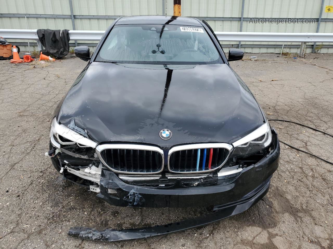 2019 Bmw 530 Xi Black vin: WBAJA7C52KWW17009