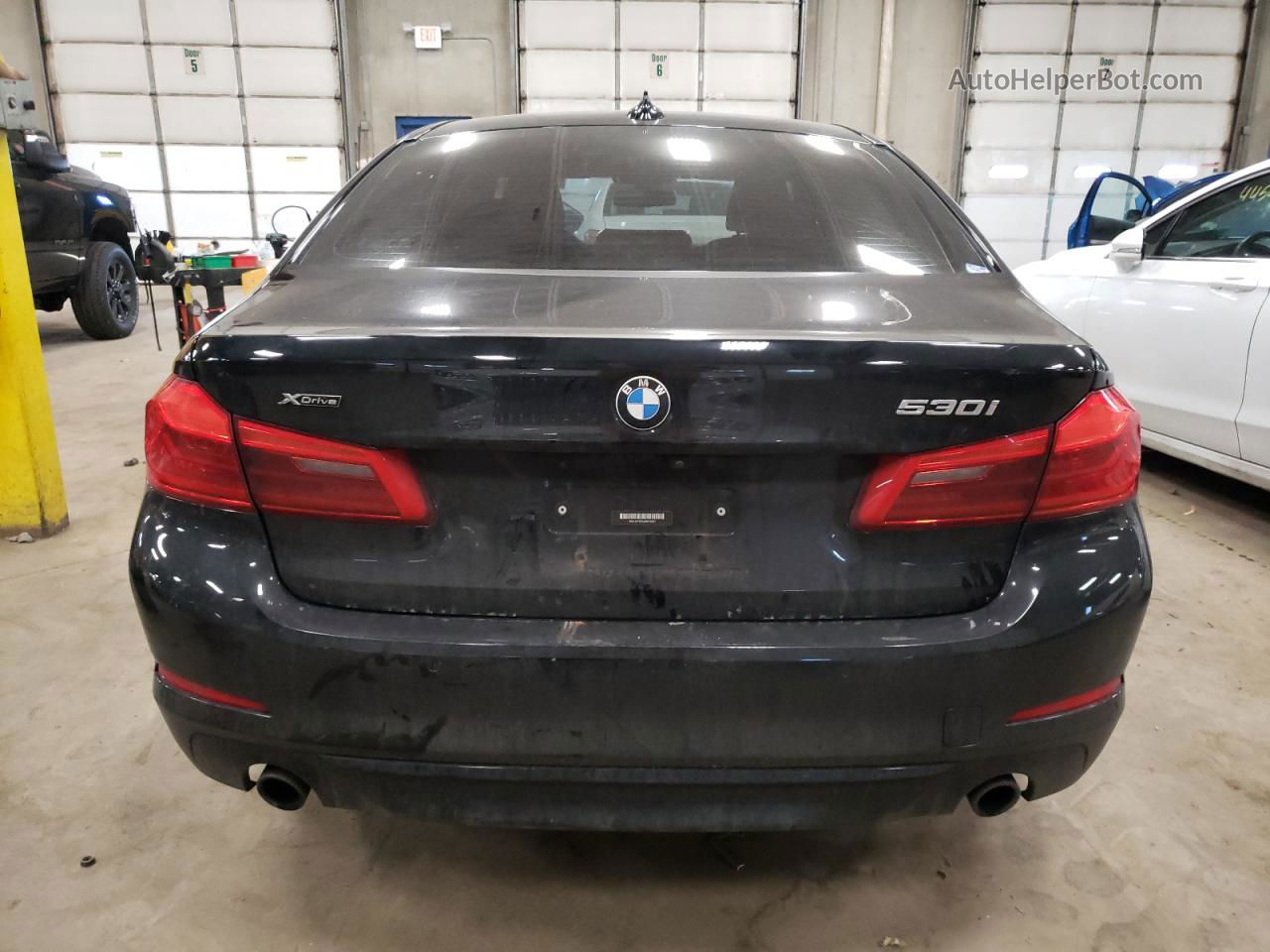 2018 Bmw 530 Xi Black vin: WBAJA7C53JWA72097