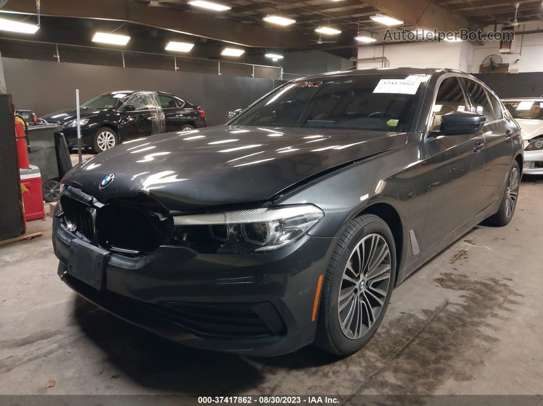 2019 Bmw 5 Series 530i Xdrive Gray vin: WBAJA7C53KG911058