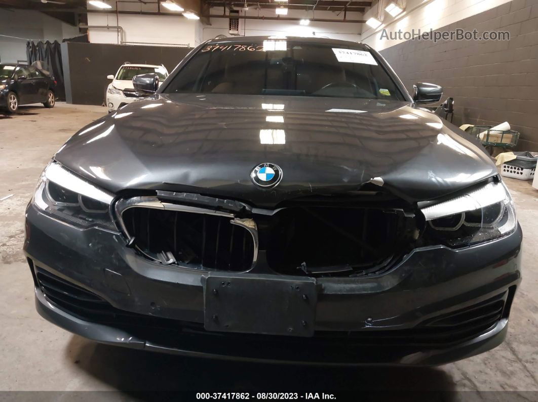 2019 Bmw 5 Series 530i Xdrive Gray vin: WBAJA7C53KG911058