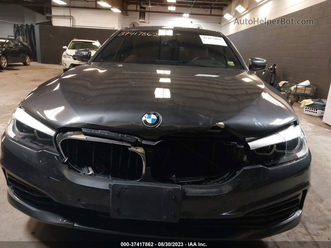 2019 Bmw 5 Series 530i Xdrive Gray vin: WBAJA7C53KG911058