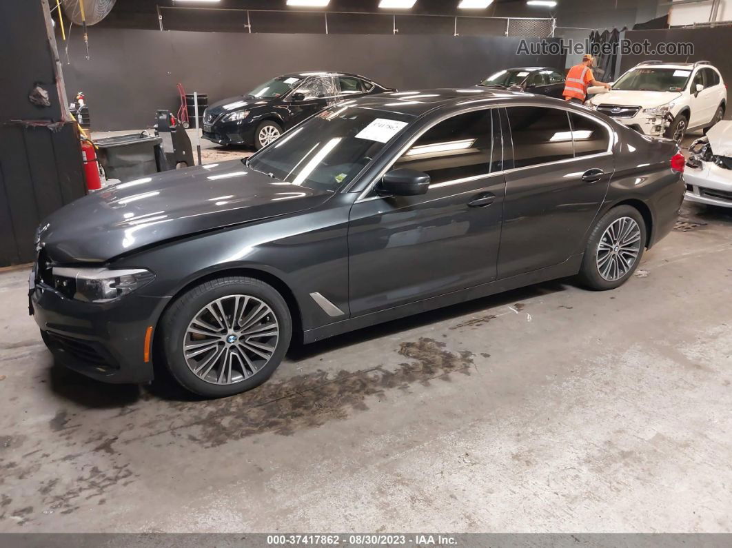 2019 Bmw 5 Series 530i Xdrive Gray vin: WBAJA7C53KG911058