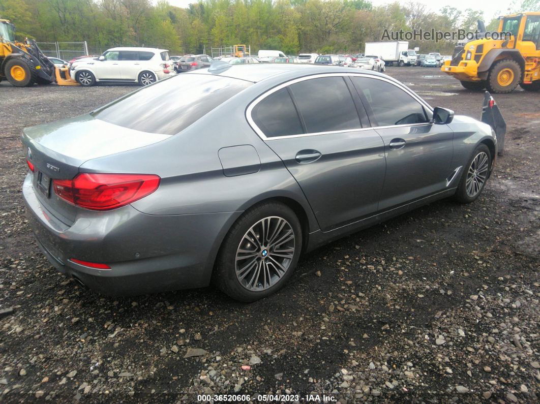 2019 Bmw 5 Series 530i Xdrive Gray vin: WBAJA7C53KWC77596