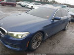 2019 Bmw 530i Xdrive Синий vin: WBAJA7C53KWC78036