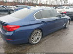 2019 Bmw 530i Xdrive Синий vin: WBAJA7C53KWC78036