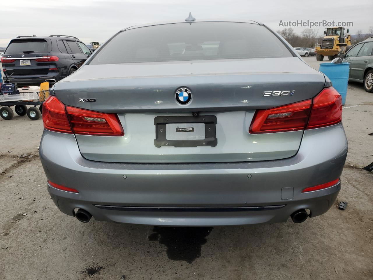 2019 Bmw 530 Xi Blue vin: WBAJA7C53KWW25328