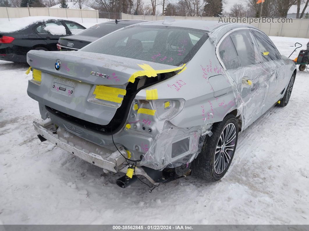 2019 Bmw 530i Xdrive Gray vin: WBAJA7C53KWW46017