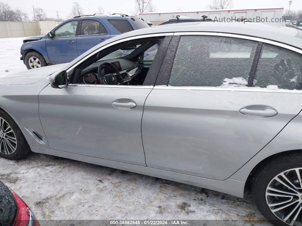 2019 Bmw 530i Xdrive Gray vin: WBAJA7C53KWW46017