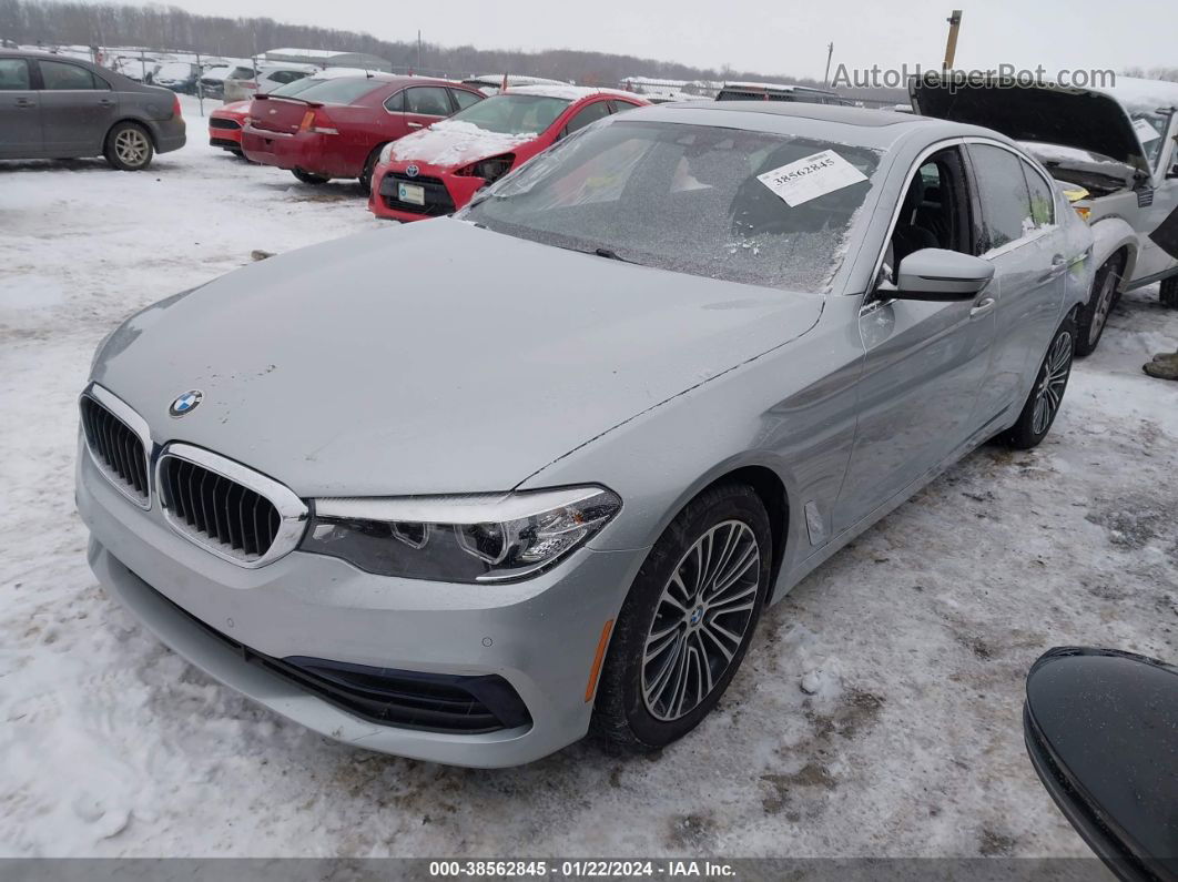 2019 Bmw 530i Xdrive Gray vin: WBAJA7C53KWW46017