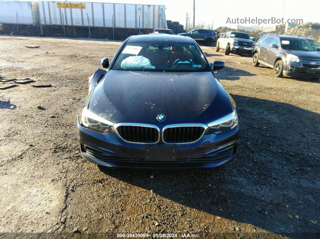 2019 Bmw 530i Xdrive Blue vin: WBAJA7C53KWW48799