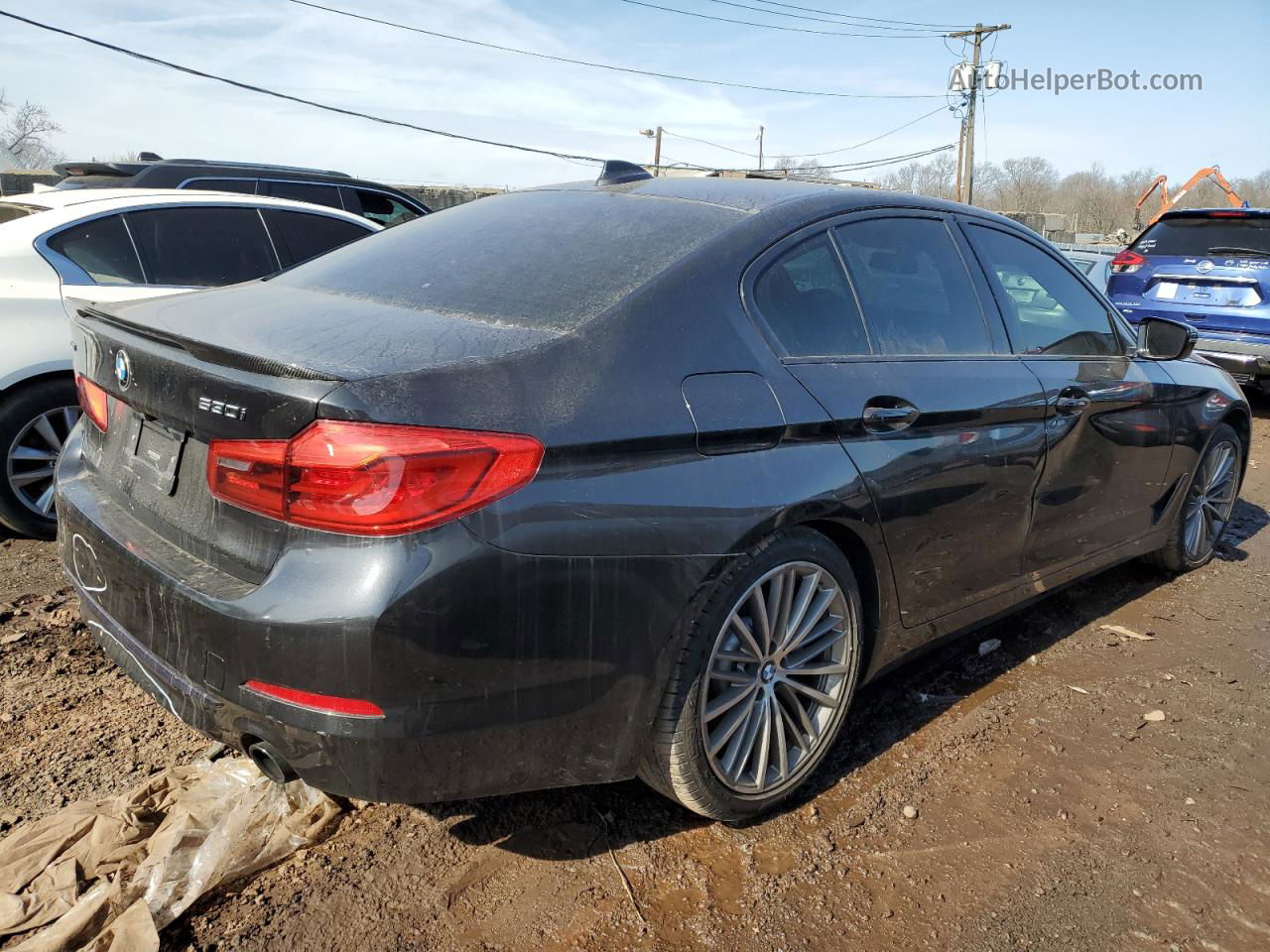 2018 Bmw 530 Xi Black vin: WBAJA7C54JG907888