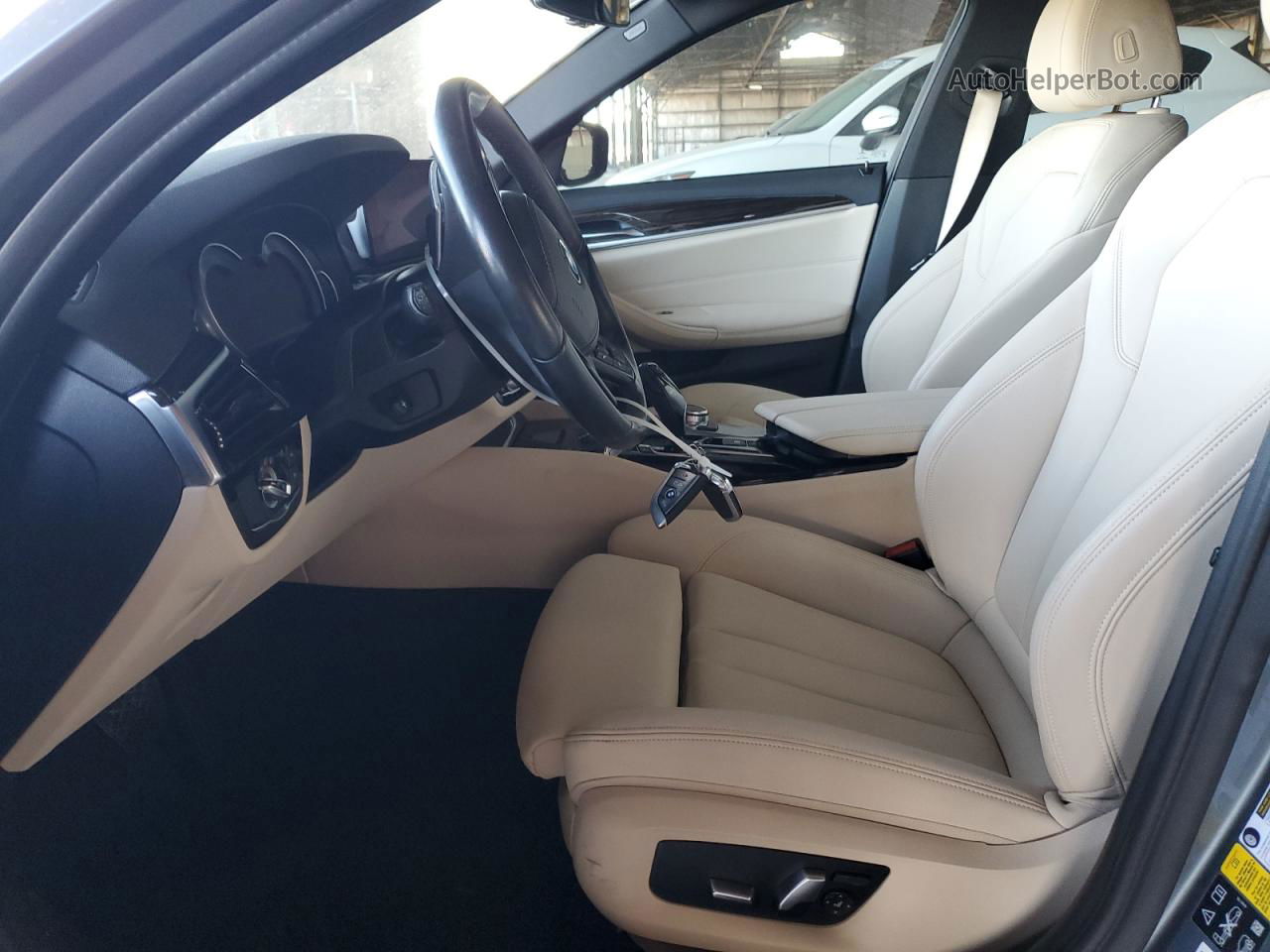 2019 Bmw 530 Xi Blue vin: WBAJA7C54KWW10403