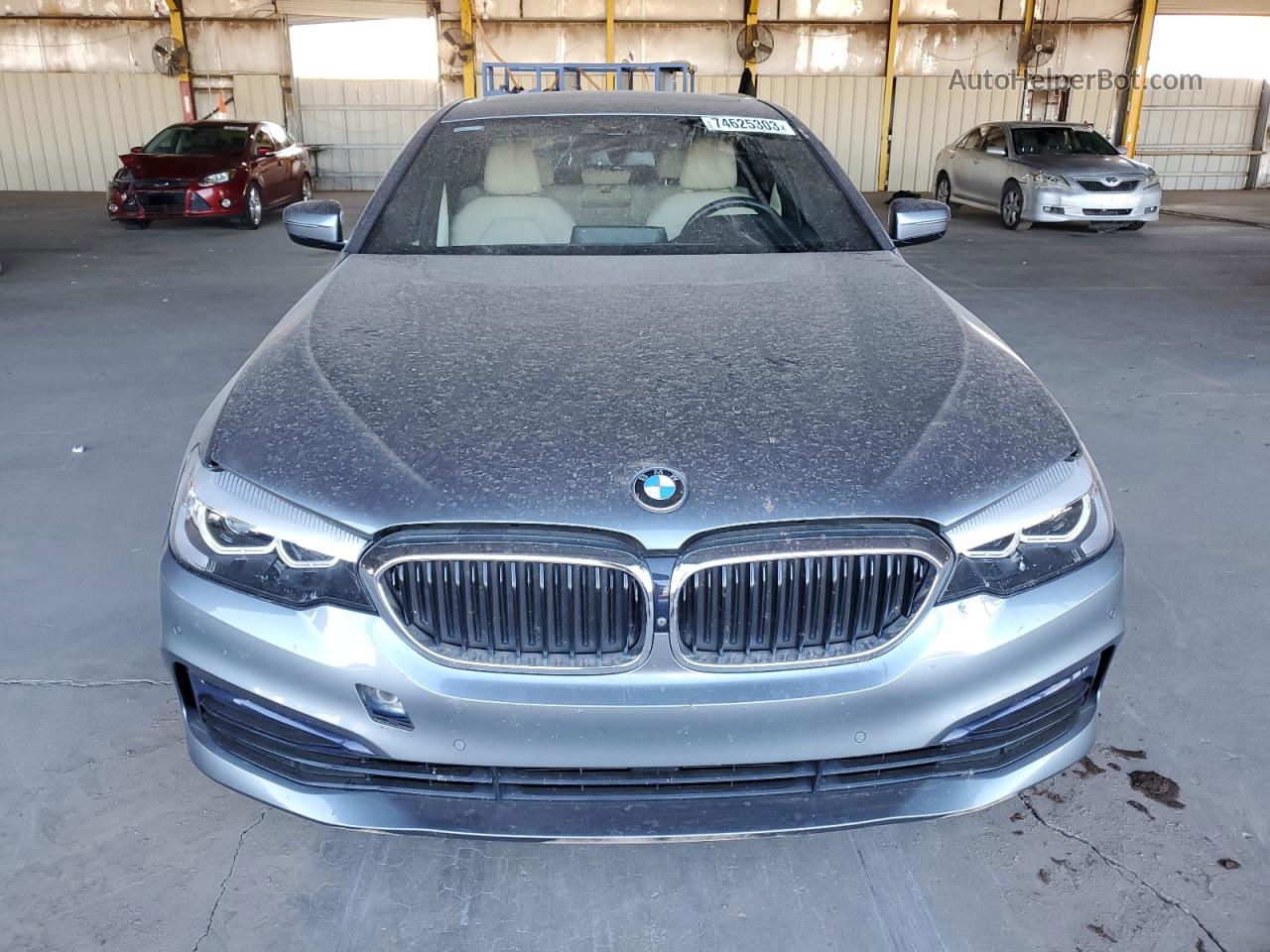 2019 Bmw 530 Xi Blue vin: WBAJA7C54KWW10403