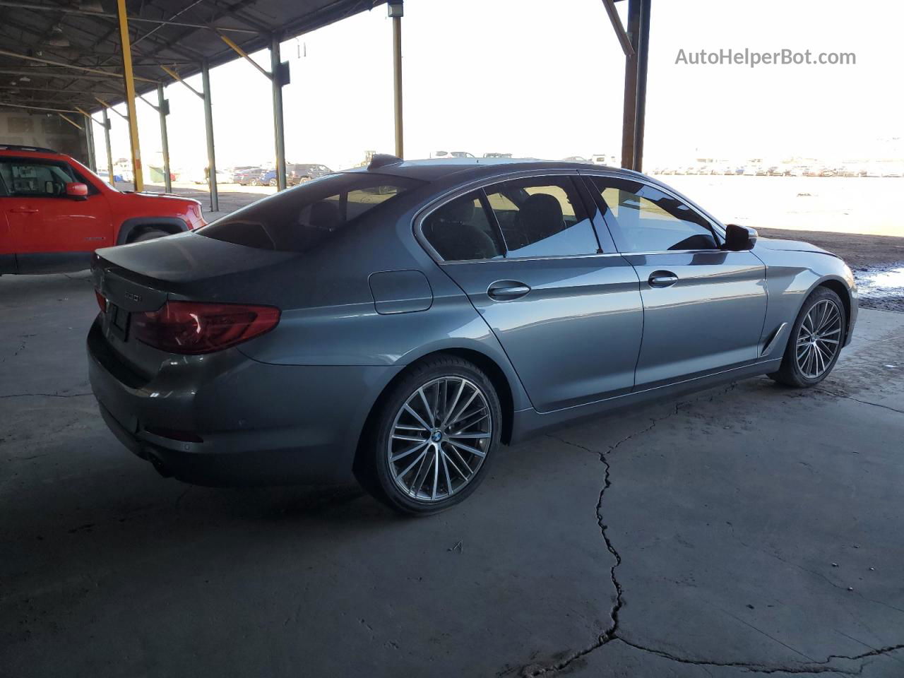 2019 Bmw 530 Xi Blue vin: WBAJA7C54KWW10403