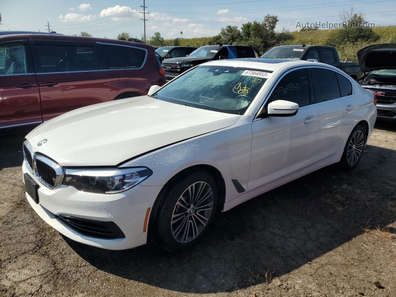 2019 Bmw 530 Xi Black vin: WBAJA7C55KWW15903