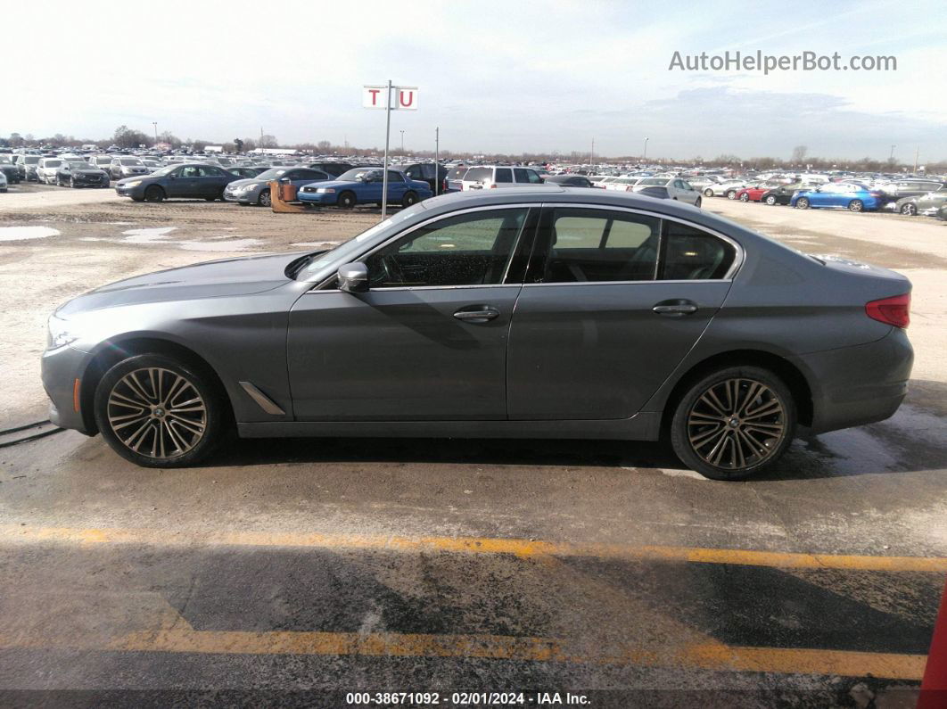 2018 Bmw 530i Xdrive Gray vin: WBAJA7C56JWA72403