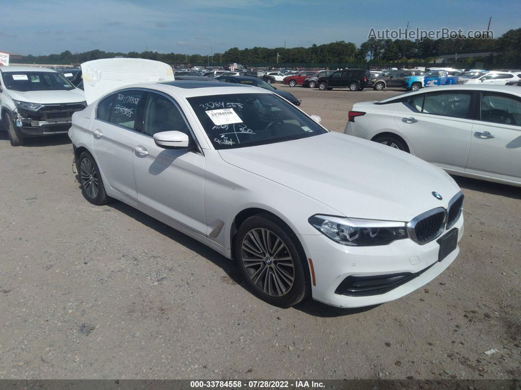 2019 Bmw 5 Series 530i Xdrive White vin: WBAJA7C56KG911040