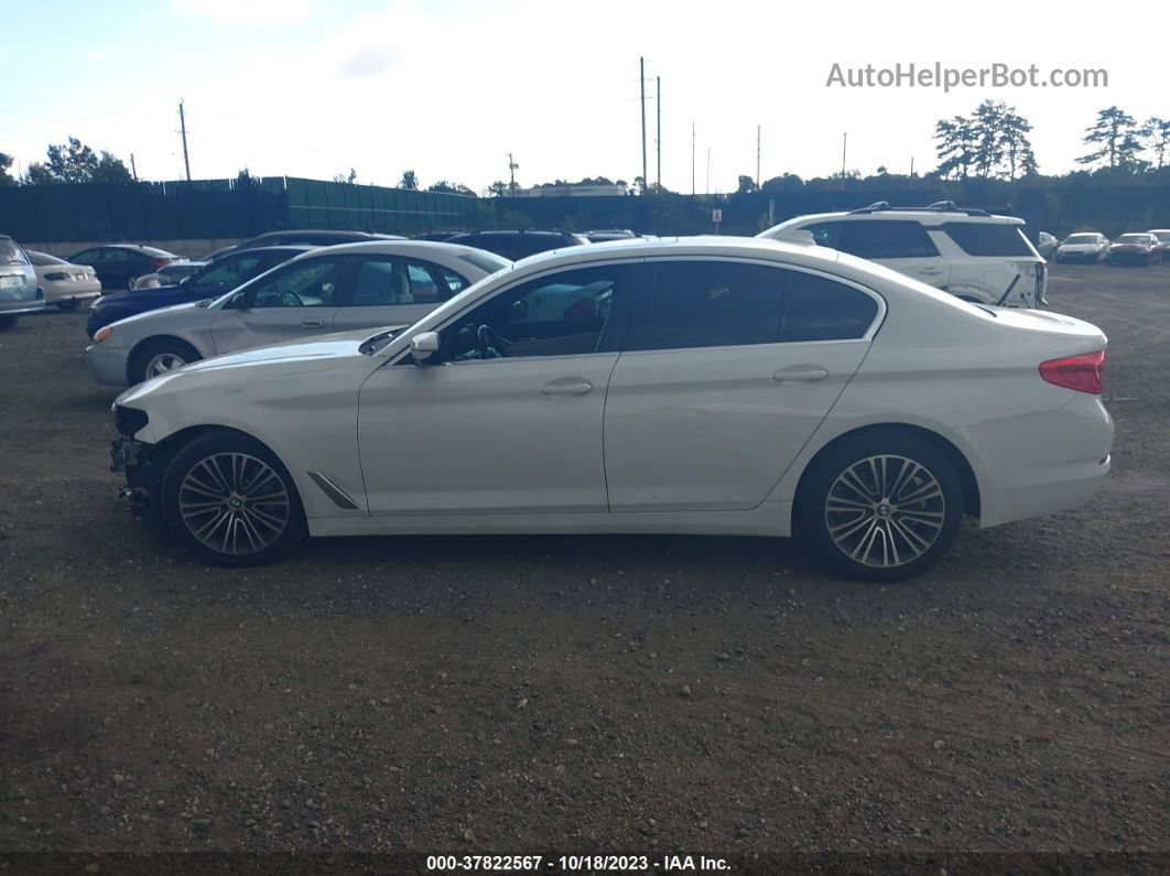 2019 Bmw 530i Xdrive White vin: WBAJA7C56KWW06370