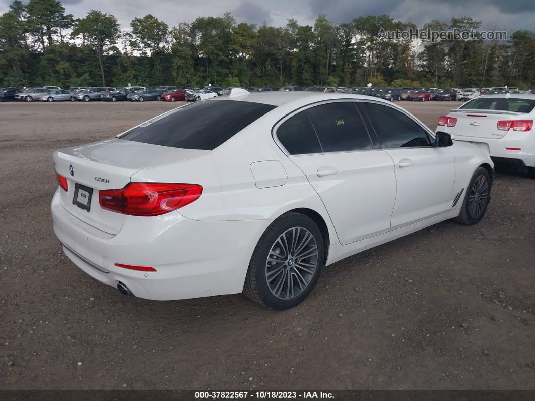 2019 Bmw 530i Xdrive Белый vin: WBAJA7C56KWW06370