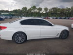 2019 Bmw 530i Xdrive White vin: WBAJA7C56KWW06370