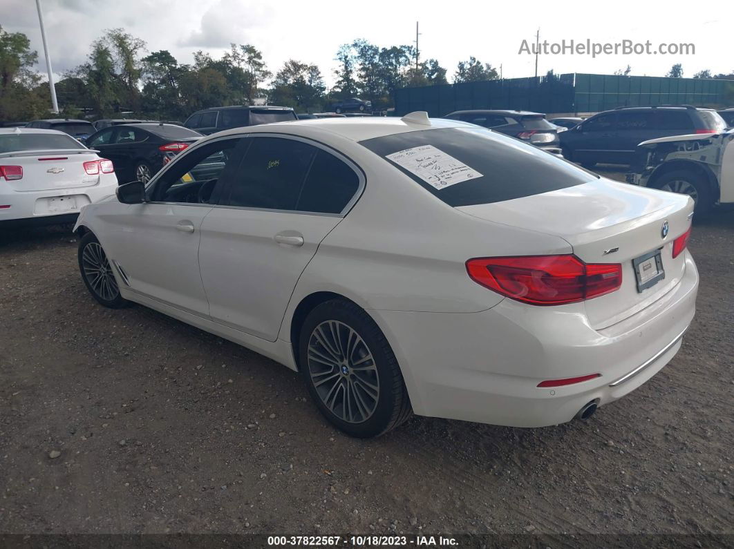 2019 Bmw 530i Xdrive White vin: WBAJA7C56KWW06370