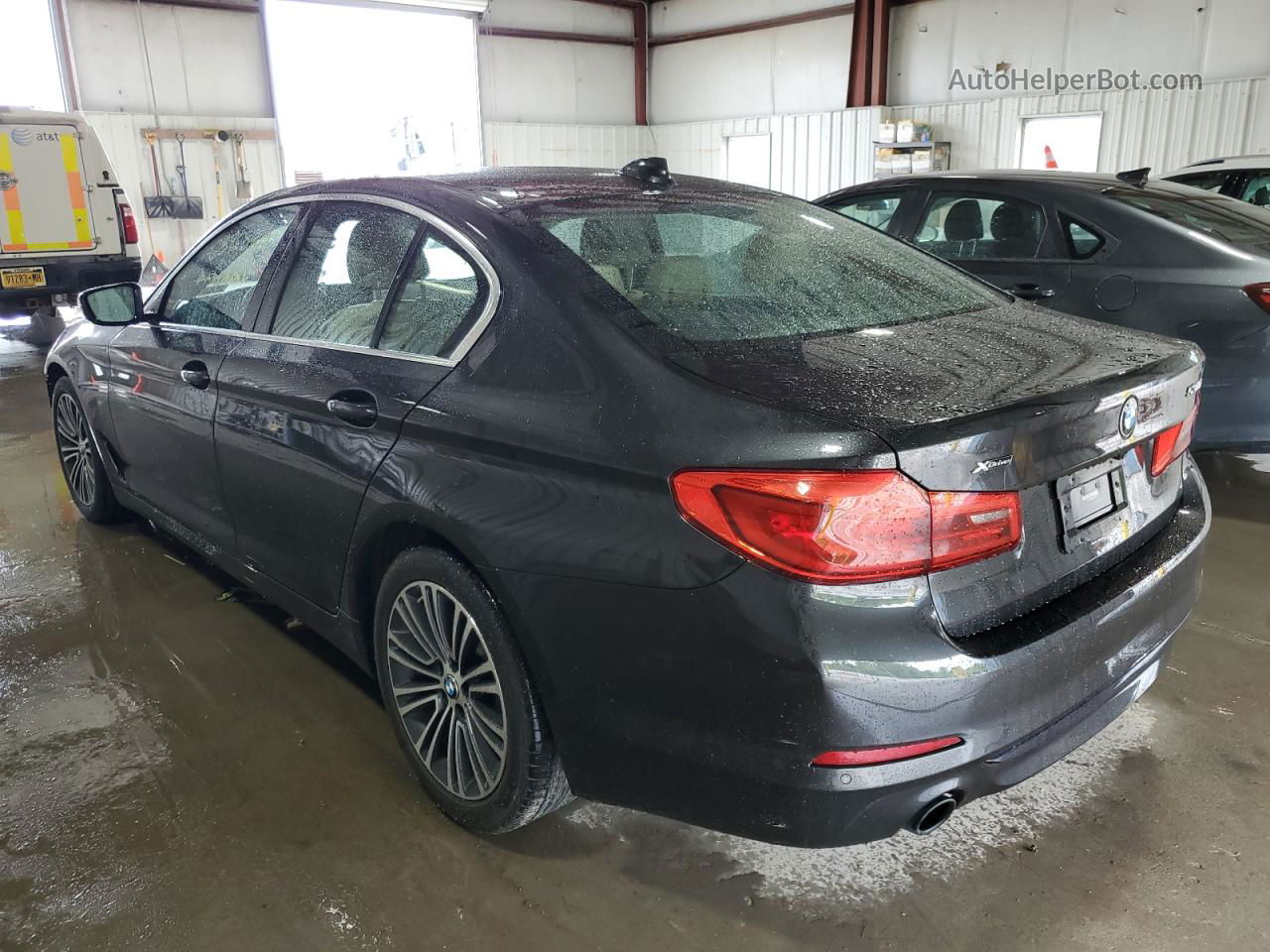 2019 Bmw 530 Xi Black vin: WBAJA7C56KWW40440